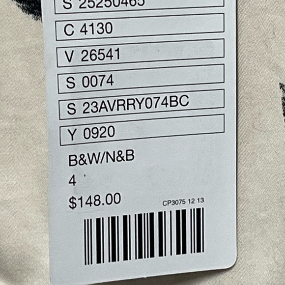 NWT Anthropologie Cat Feline Print Dress - Black and Cream - Picture 5 of 8